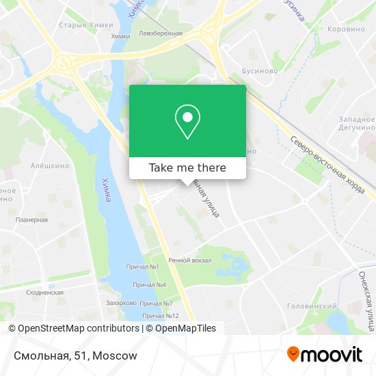Смольная, 51 map