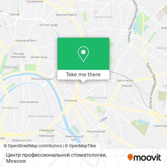 Центр профессиональной стоматологии map
