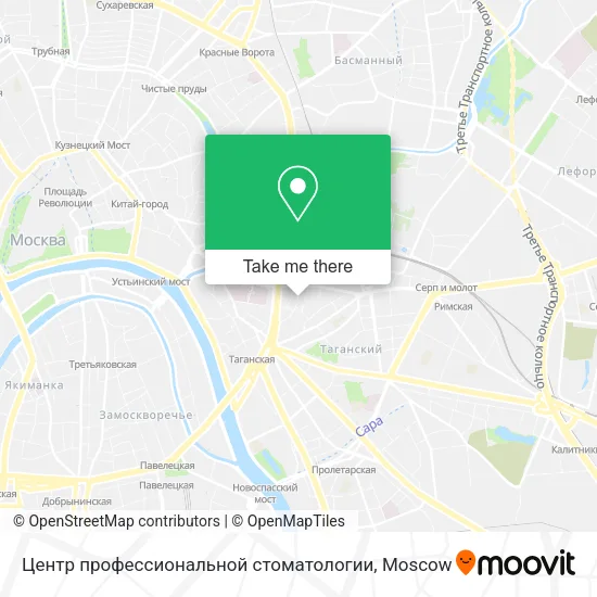 Центр профессиональной стоматологии map
