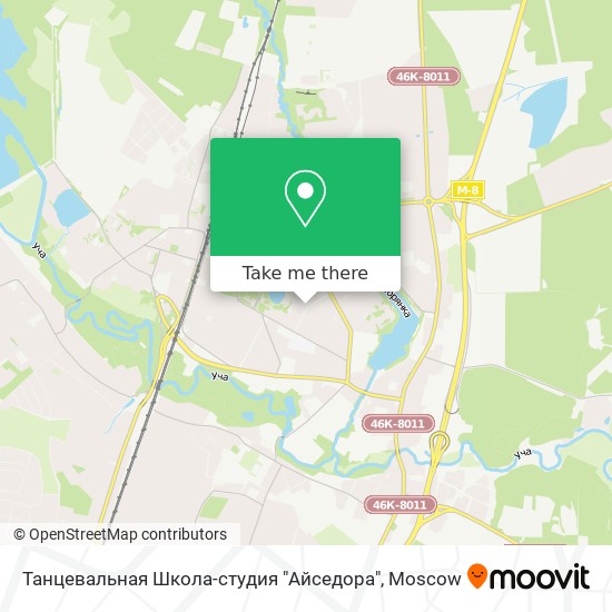 Танцевальная Школа-студия "Айседора" map