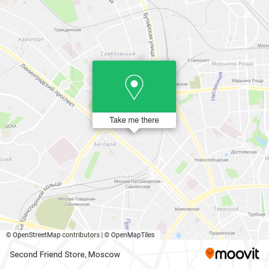 Second Friend Store map