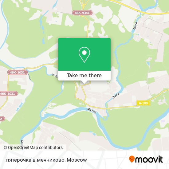 пятерочка в мечниково map