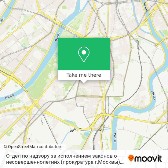Отдел по надзору за исполнением законов о несовершеннолетних (прокуратура г.Москвы) map