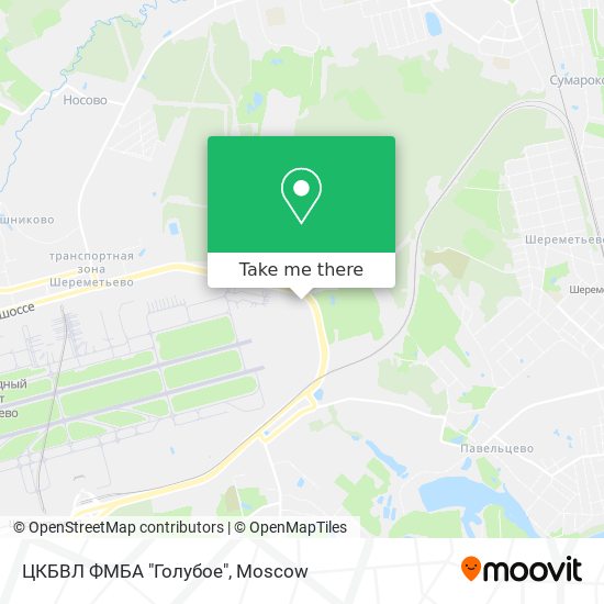 ЦКБВЛ ФМБА "Голубое" map
