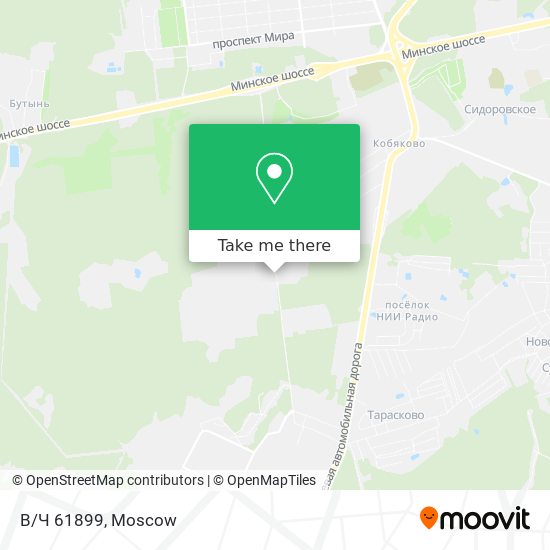 В/Ч 61899 map