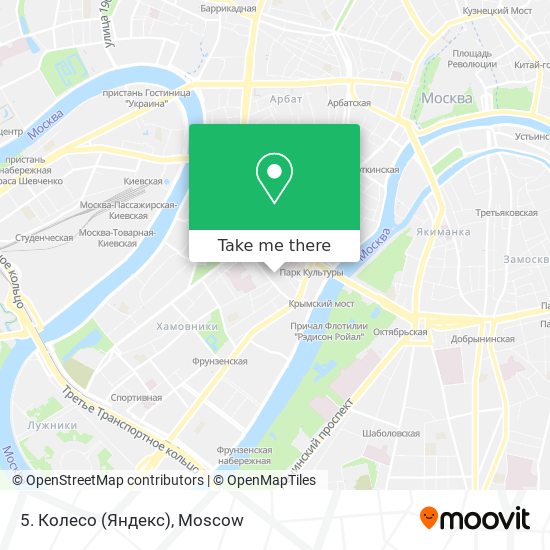 5. Колесо (Яндекс) map