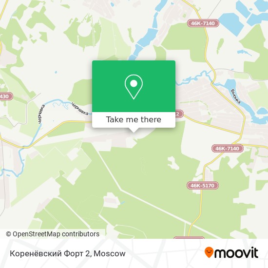 Коренёвский Форт 2 map