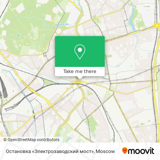 Остановка «Электрозаводский мост» map