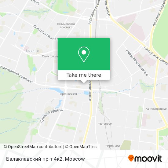 Балаклавский пр-т 4к2 map