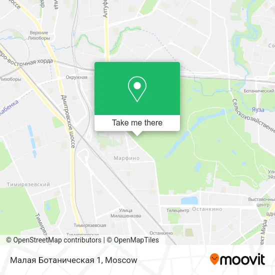 Малая Ботаническая 1 map