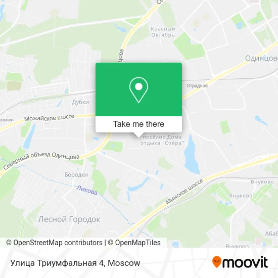 Улица Триумфальная 4 map
