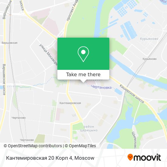 Кантемировская 20 Корп 4 map