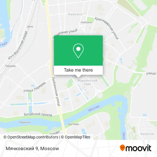 Мячковский 9 map