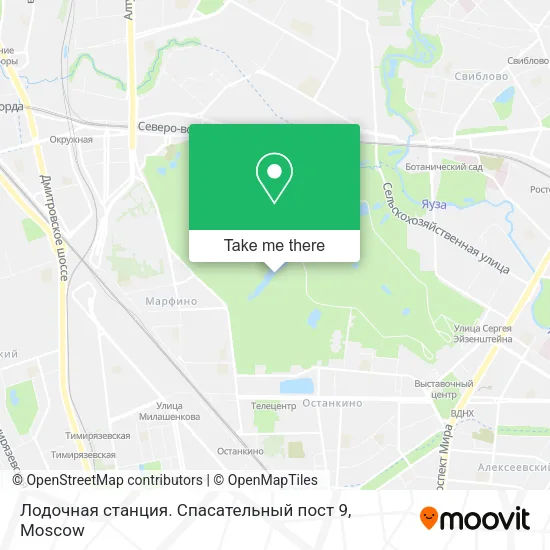 Лодочная станция. Спасательный пост 9 map