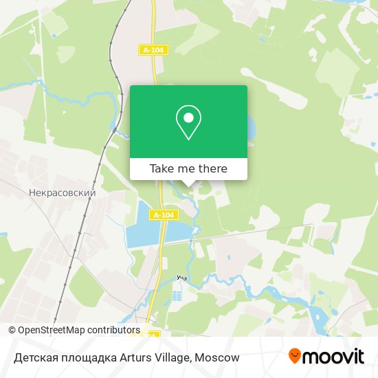 Детская площадка Arturs Village map