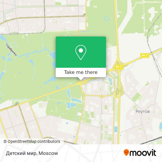 Детский мир map