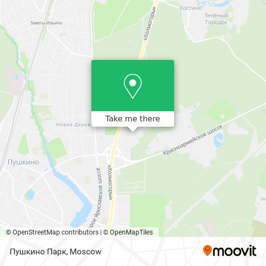 Пушкино Парк map