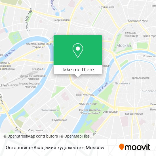Остановка «Академия художеств» map