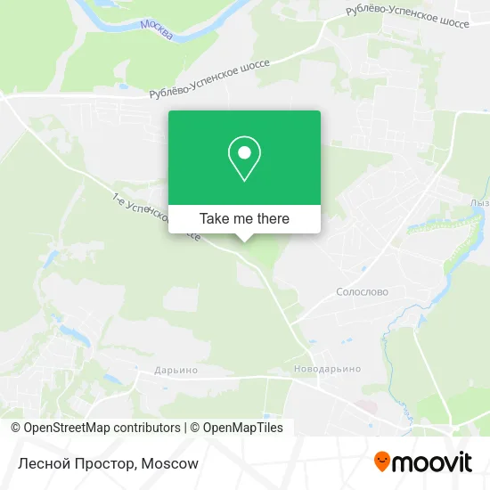 Лесной Простор map