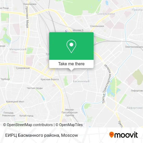 ЕИРЦ Басманного района map