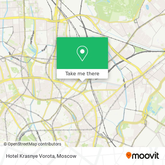 Hotel Krasnye Vorota map