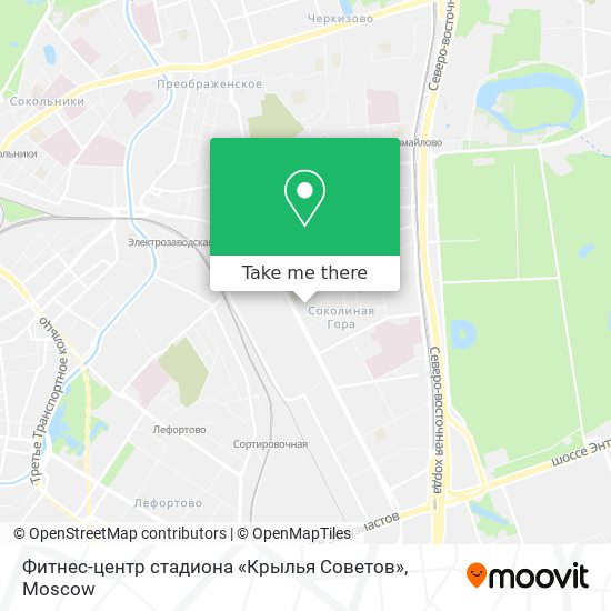 Фитнес-центр стадиона «Крылья Советов» map