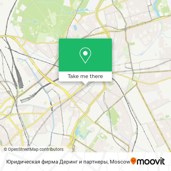 Юридическая фирма Деринг и партнеры map