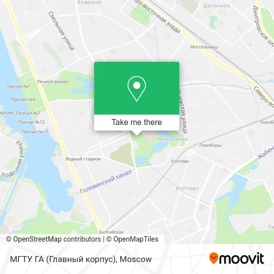 МГТУ ГА (Главный корпус) map