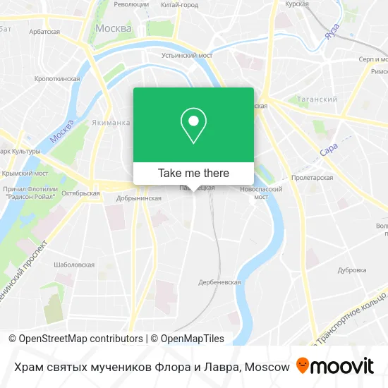 Храм святых мучеников Флора и Лавра map