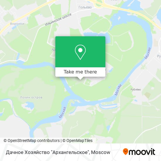Дачное Хозяйство "Архангельское" map