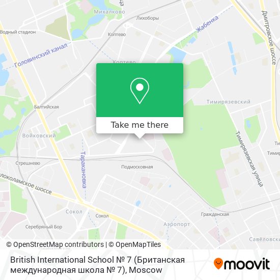 British International School № 7 (Британская международная школа № 7) map