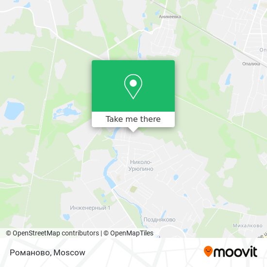 Романово map