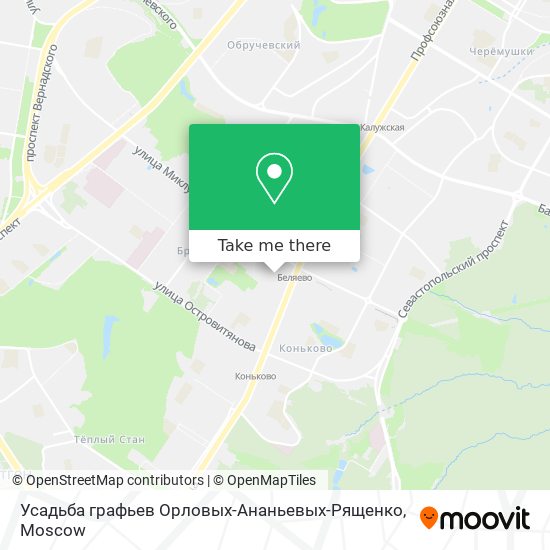 Усадьба графьев Орловых-Ананьевых-Рященко map