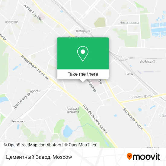 Цементный Завод map