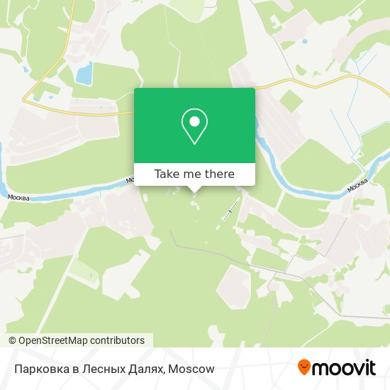 Парковка в Лесных Далях map