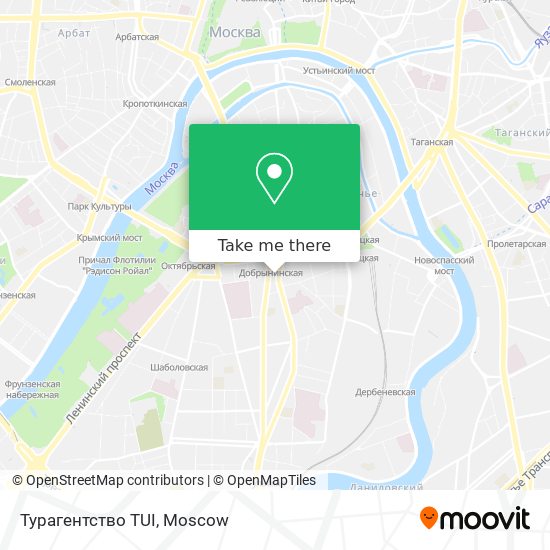 Турагентство TUI map