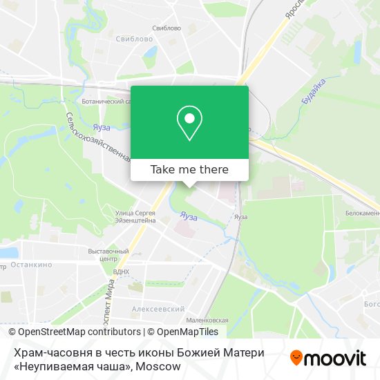 Храм-часовня в честь иконы Божией Матери «Неупиваемая чаша» map