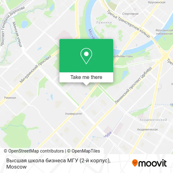 Высшая школа бизнеса МГУ (2-й корпус) map