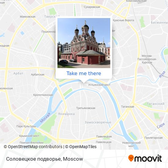 Соловецкое подворье map