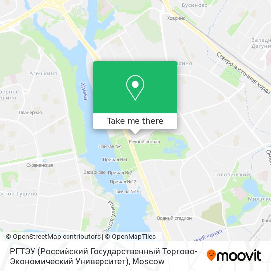 РГТЭУ (Российский Государственный Торгово-Экономический Университет) map