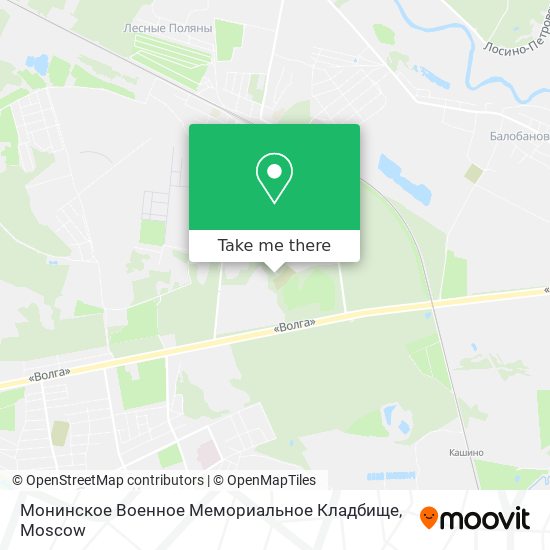 Монинское Военное Мемориальное Кладбище map