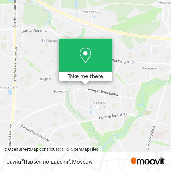 Сауна "Парься по-царски" map