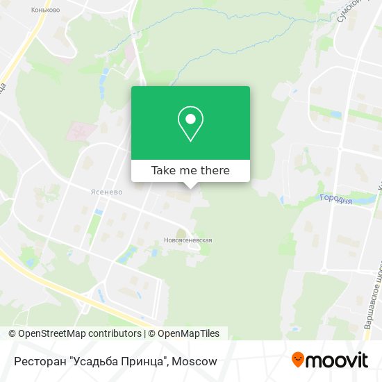 Ресторан "Усадьба Принца" map