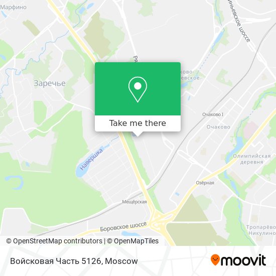 Войсковая Часть 5126 map
