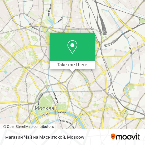 магазин Чай на Мяснитской map