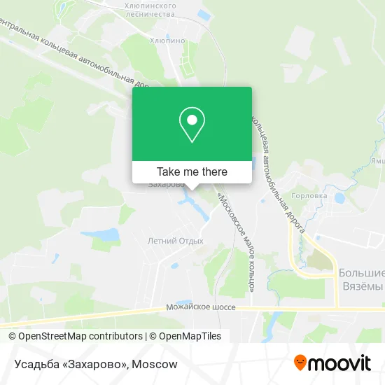 Усадьба «Захарово» map