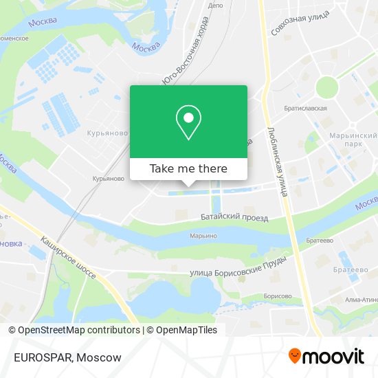 EUROSPAR map