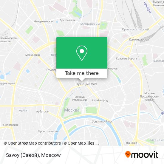 Savoy (Савой) map