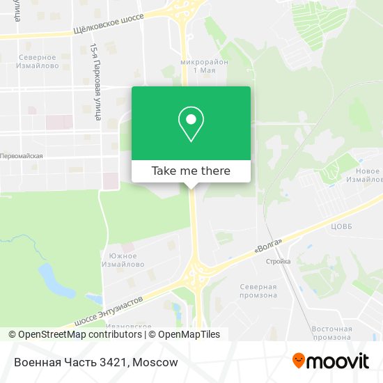 Военная Часть 3421 map