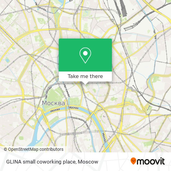 GLINA small coworking place map